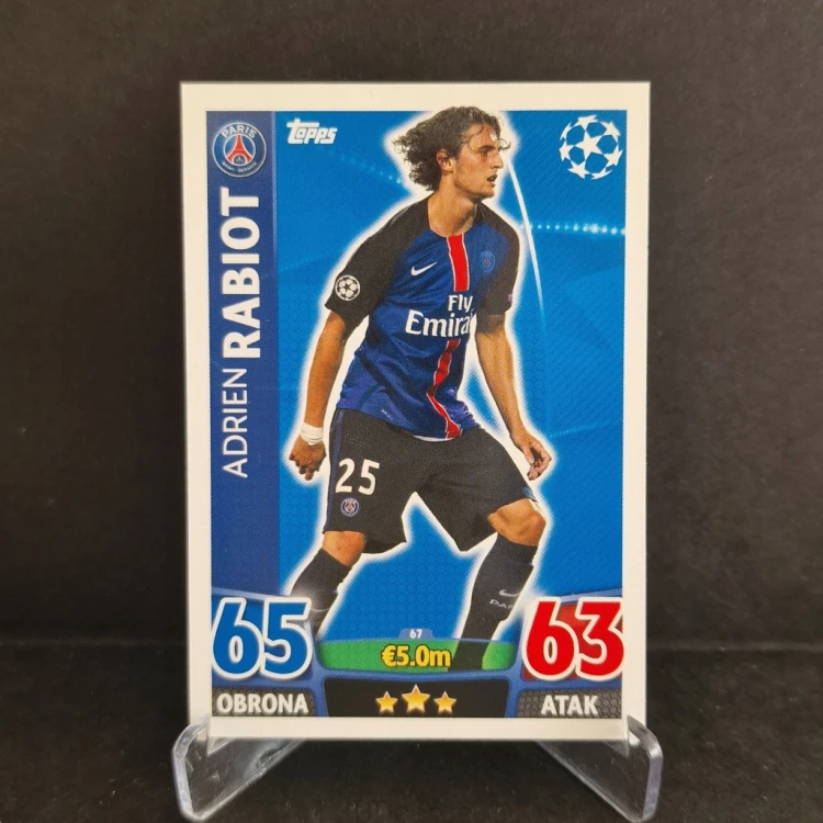2015-16 Topps Champions League Rabiot PSG /TP4