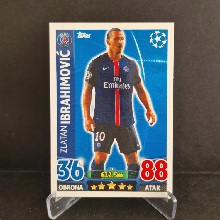 2015-16 Topps Champions League Ibrahimović PSG /TP3