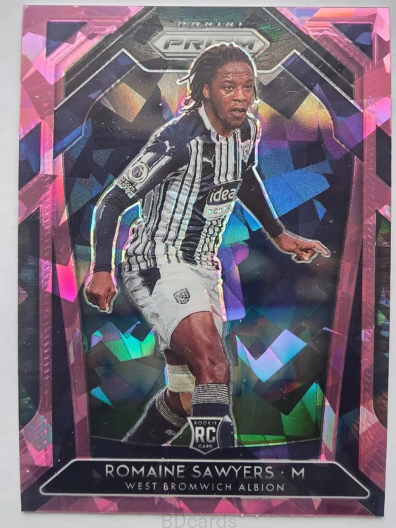2020-21 Panini Prizm EPL Romaine Sawyers West Brom Pink/A