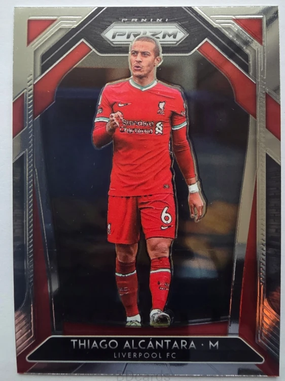 2020-21 Panini Prizm EPL Thiago Alcantara Liverpool /A