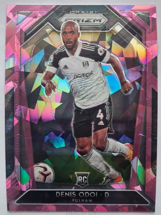 2020-21 Panini Prizm EPL Denis Odoi Fulham Pink /A