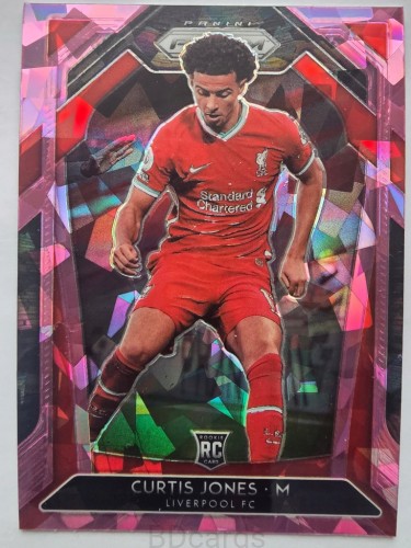2020-21 Panini Prizm EPL Timothy Curtis Jones Liverpool Pink /A