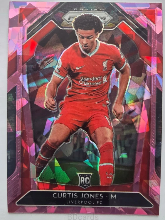 2020-21 Panini Prizm EPL Timothy Curtis Jones Liverpool Pink /A
