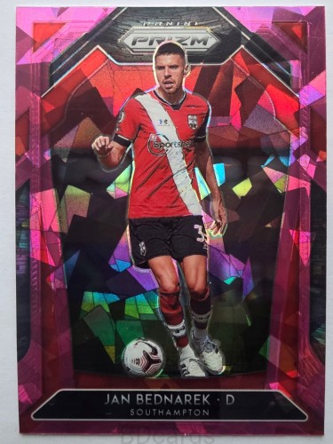 2020-21 Panini Prizm EPL Jan Bednarek Southampton Pink /A