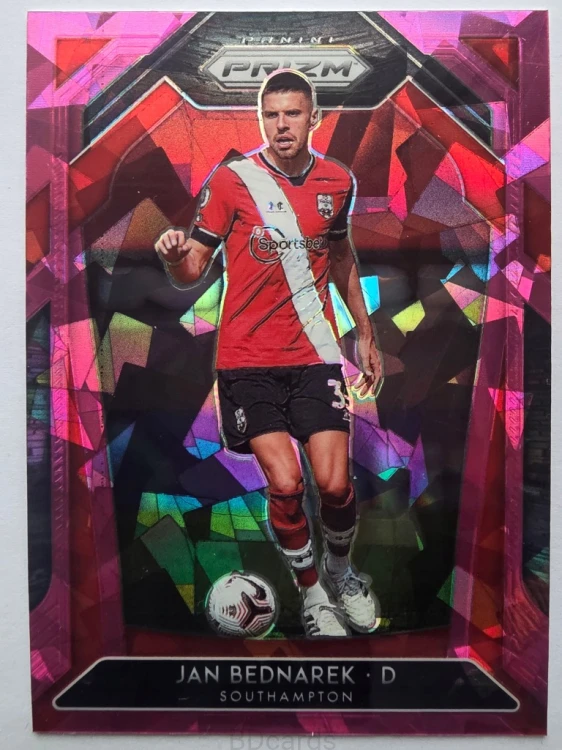 2020-21 Panini Prizm EPL Jan Bednarek Southampton Pink /A
