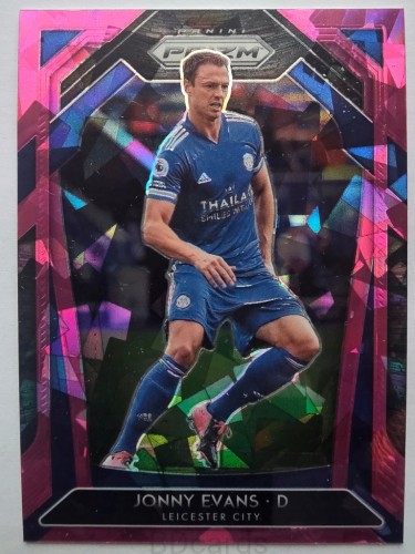 2020-21 Panini Prizm EPL Jonny Evans Leicester City Pink /A