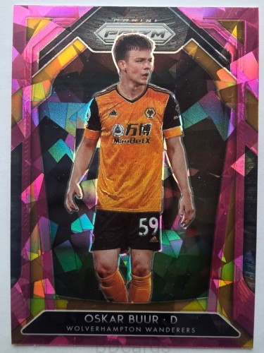 2020-21 Panini Prizm EPL Oskar Buur Volverhamton Pink /A