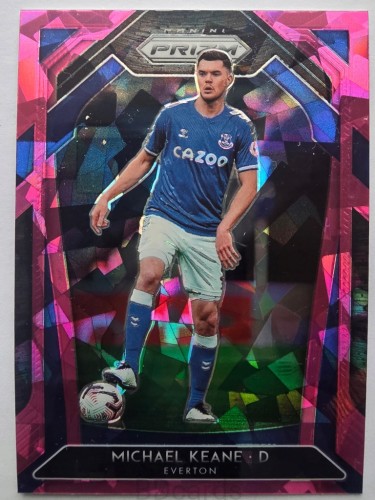 2020-21 Panini Prizm EPL Michael Keane Everton Pink /A