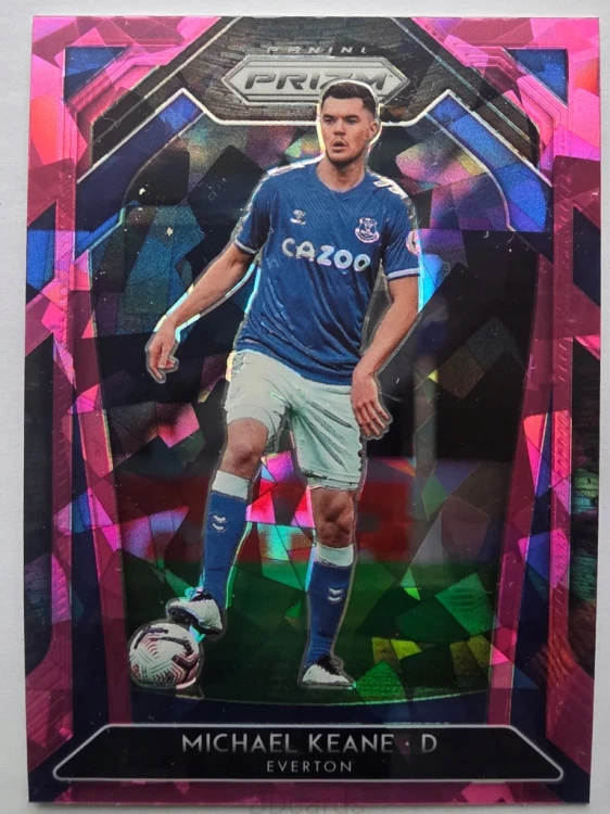 2020-21 Panini Prizm EPL Michael Keane Everton Pink /A