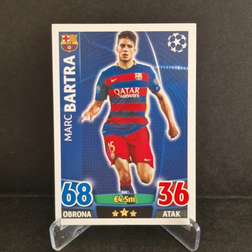 2015-16 Topps Champions League Bartra FC Barcelona /TP1