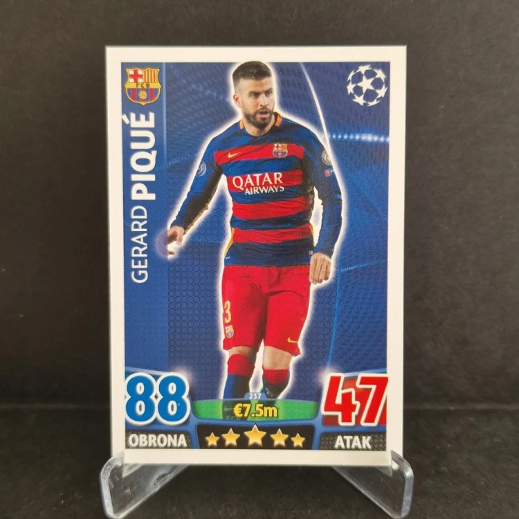 2015-16 Topps Champions League Pique FC Barcelona /TP1