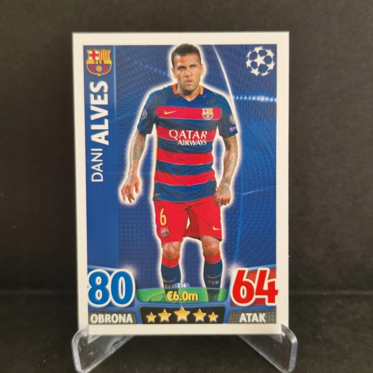 2015-16 Topps Champions League Alves FC Barcelona /TP1