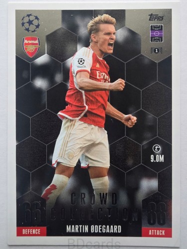 2023-24 Topps Match Attax Martin Odegaard Arsenal Londyn /A