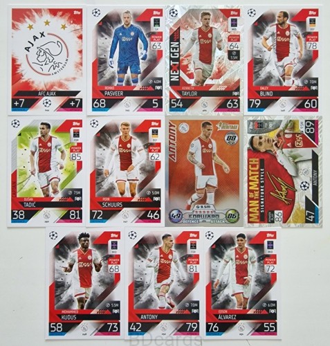 2023-24 Topps Match Attax 11 Kart Ajax Amsterdam Antony Alvarez /ZY
