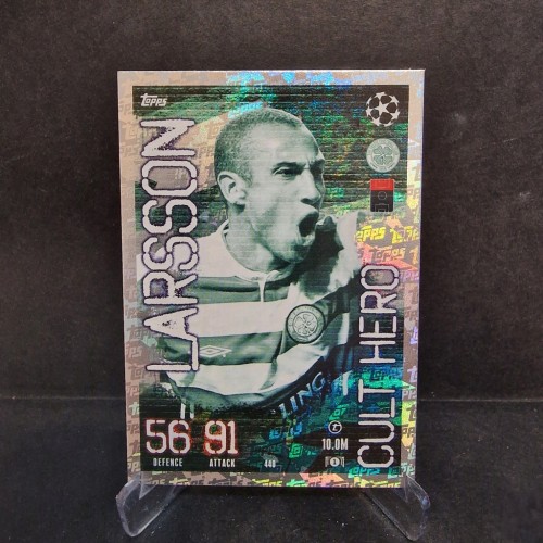 2023-24 Topps Match Attax Larsson Celtic Cult Hero /E18