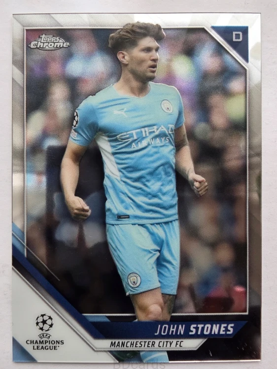 2021-22 Topps Chrome John Stones Manchester City /FR15