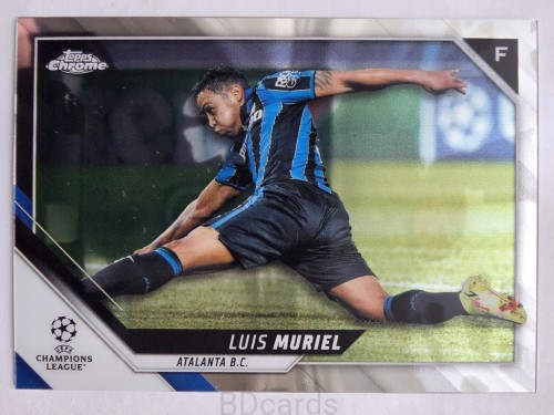 2021-22 Topps Chrome Luis Muriel Atalanta /F