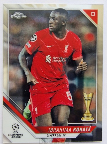 2021-22 Topps Chrome Ibrahima Konate Liverpool /B