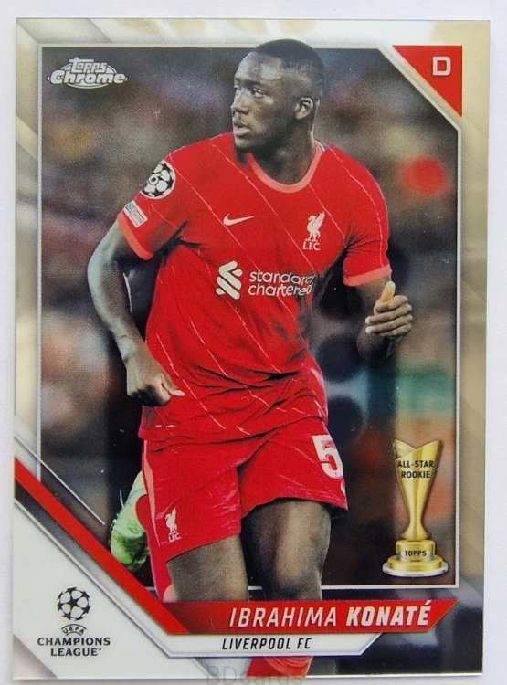 2021-22 Topps Chrome Ibrahima Konate Liverpool /B