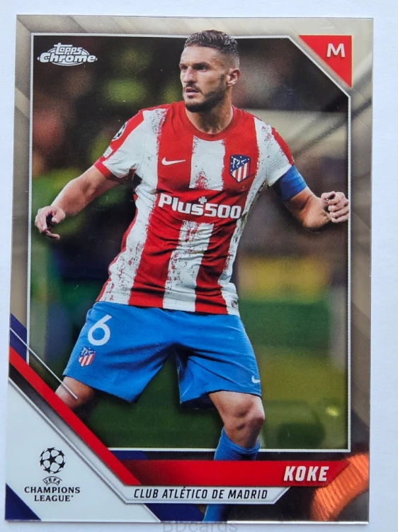 2021-22 Topps Chrome Koke Atletico Madryt /NN23