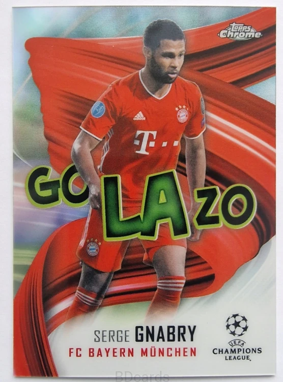 2021-22 Topps Chrome Uefa Serge Gnabry Bayern Monachium /FR23