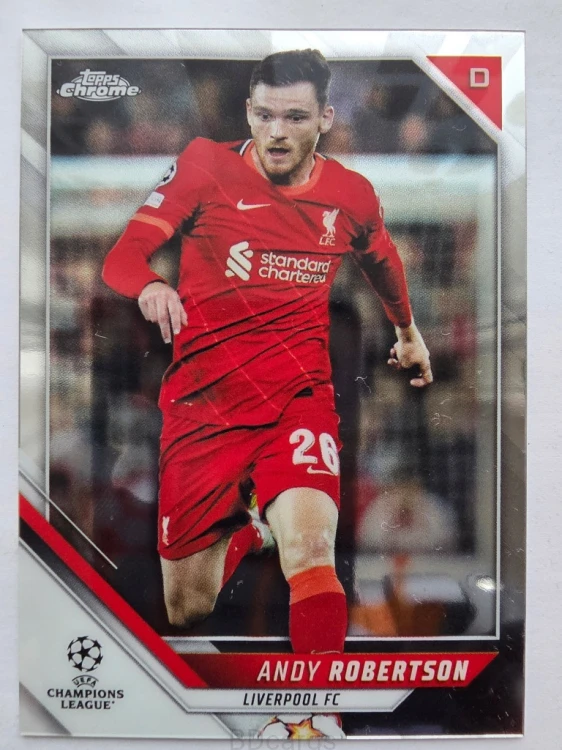 2021-22 Topps Chrome Andy Robertson Liverpool /FR13