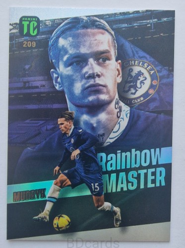 2023 Panini Top Class Mudryk Chelsea Rainbow Master /A