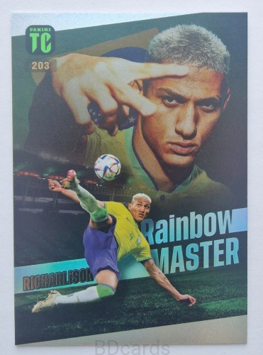 2023 Panini Top Class Richarlison Brazylia Rainbow Master /A