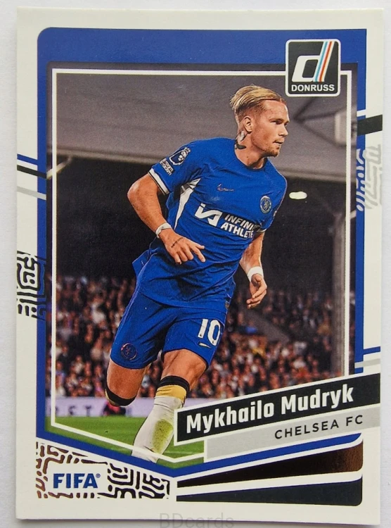 2023-24 Panini Donruss Mykhailo Mudryk Chelsea /RU17