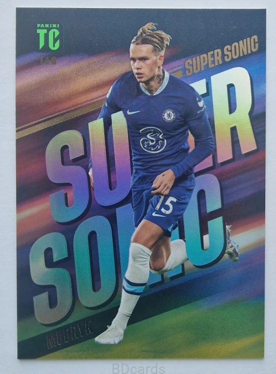 2023 Panini Top Class Mykhailo Mudryk Chelsea Super Sonic /B