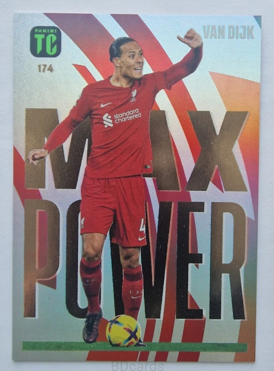 2023 Panini Top Class Virgil Van Dijk Max Power /B
