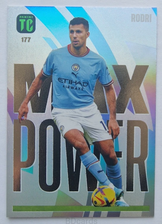 2023 Panini Top Class Rodri Manchester City Max Power /B