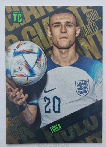 2023 Panini Top Class Phill Foden Anglia Holo Giants /B
