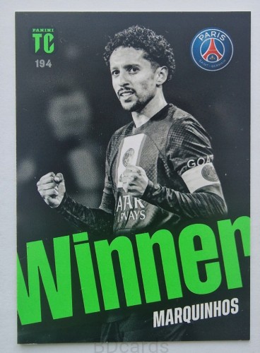 2023 Panini Top Class Marquinhos PSG Winner /B