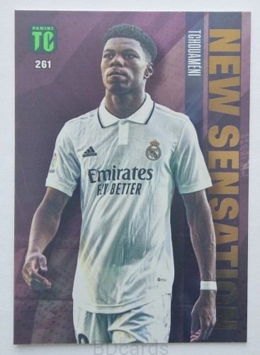 2023 Panini Top Class Aurelien Tchouameni Real Madryt New Sensation /B