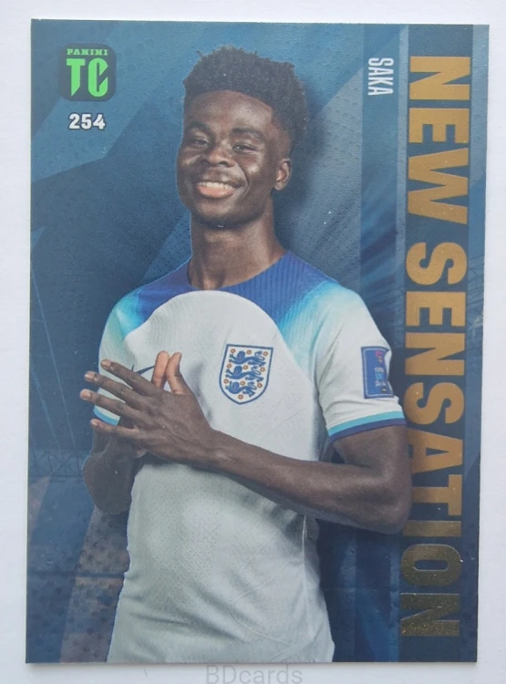 2023 Panini Top Class Saka Anglia New Sensation /B