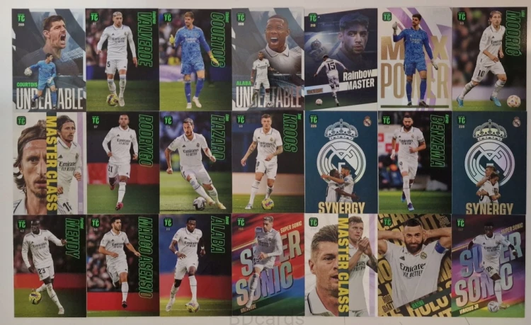 2023 Panini Top Class 21 Kart Real Madryt Modrić Kroos Benzema Vinicius /ZY
