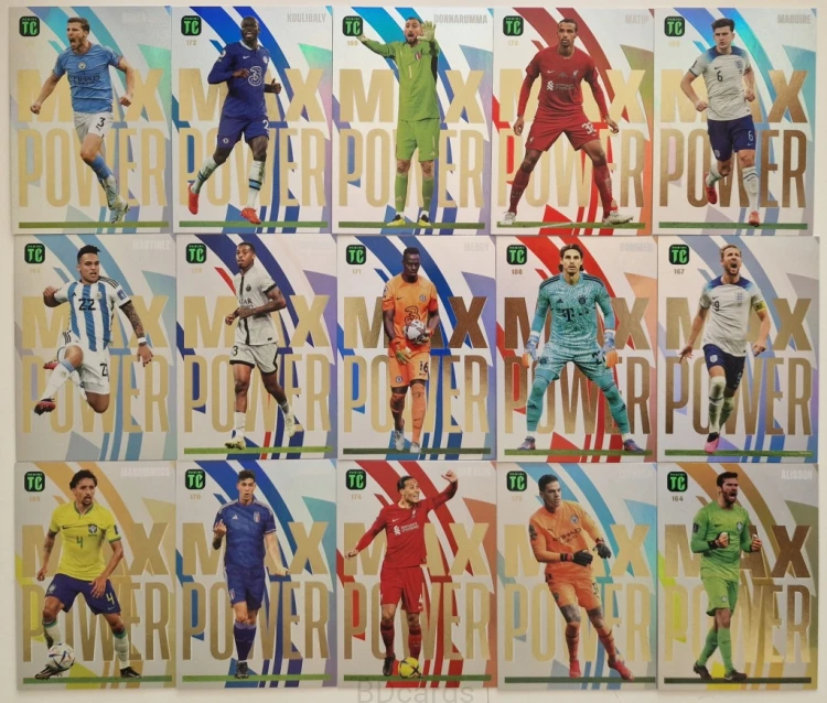 2023 Panini Top Class 15 Kart Power Rodri Kane Van Dijk Donnarumma /ZY