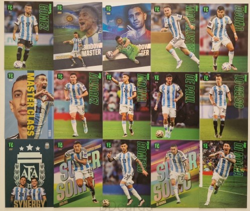2023 Panini Top Class 15 Kart Argentyna Di Maria Alvarez Molina /ZY