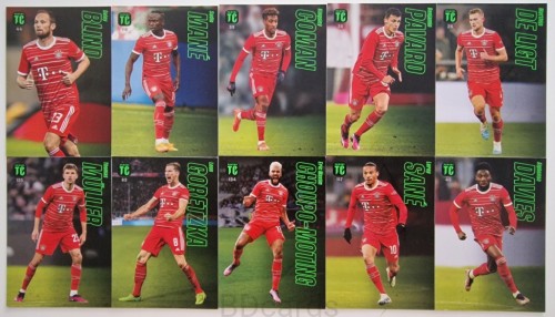 L27 Bayern Monachium 10 Kart Panini Top Class 2023 Mane Sane Muller