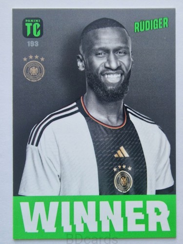 2024 Panini Top Class Antonio Rudiger Niemcy Winner /B