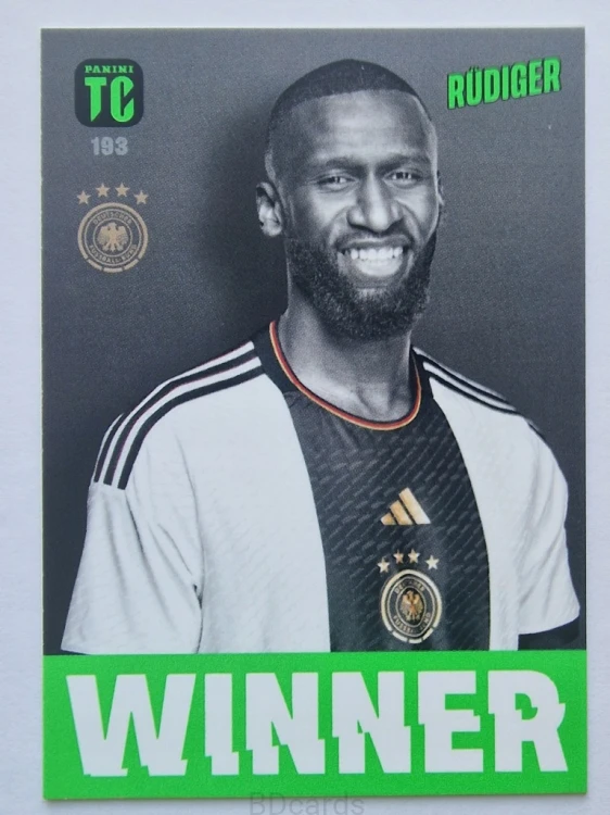 2024 Panini Top Class Antonio Rudiger Niemcy Winner /B