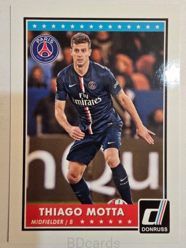 2015 Panini Donruss Soccer Thiago Motta PSG /A