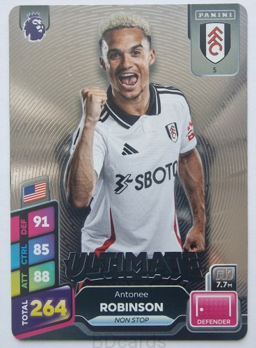 2025 Panini Premier League Antonee Robinson Fulham Ultimate /B