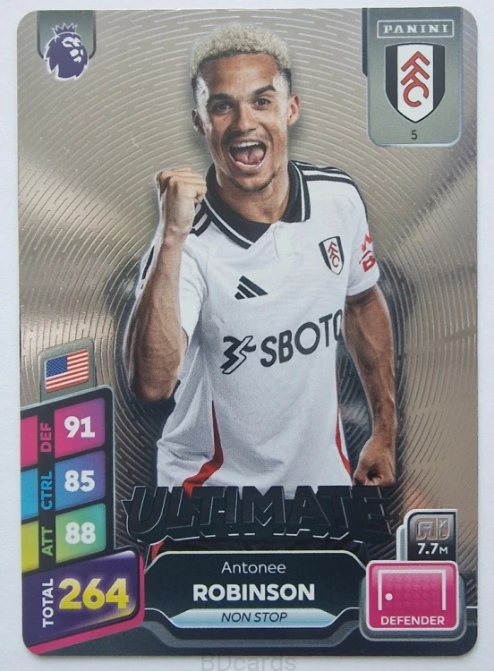 2025 Panini Premier League Antonee Robinson Fulham Ultimate /B