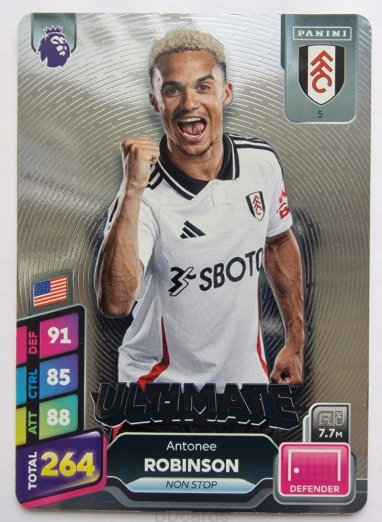 2025 Panini Premier League Antonee Robinson Newcastle Ultimate /RU15