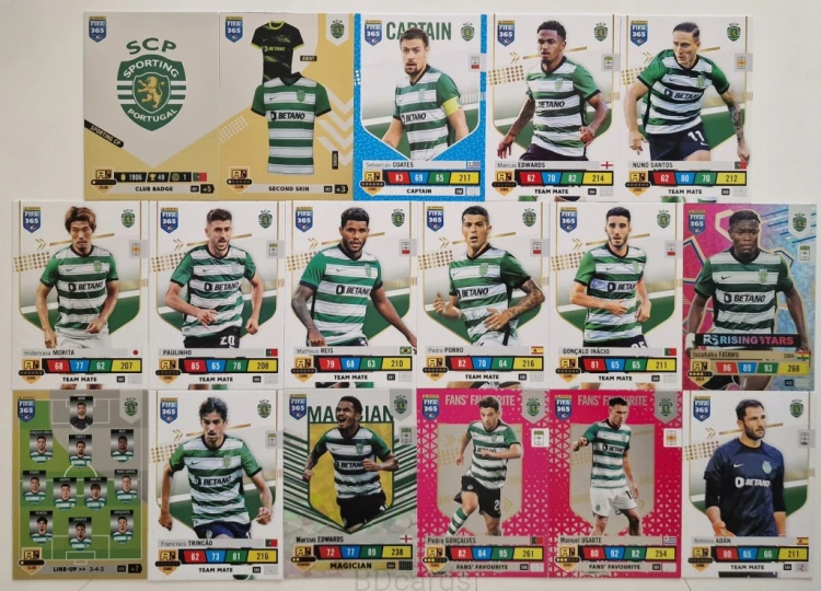 2024 Panini Fifa 365 17 Kart Sporting Edwards Goncalves Ugarte /ZY