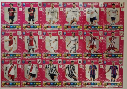 2024 Panini Fifa 365 18 Kart Fans Kross Pedri Garcia Real Barcelona /ZY