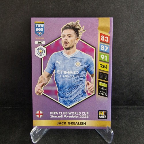 2025 Panini Fifa 365 Grealish Manchester City FCWC Gold /FF14