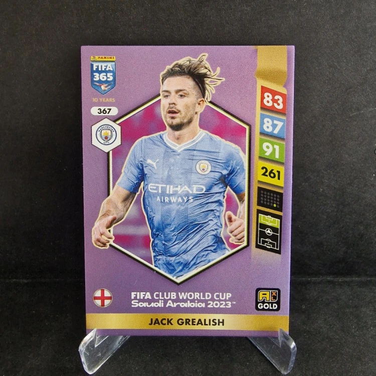2025 Panini Fifa 365 Grealish Manchester City FCWC Gold /FF14